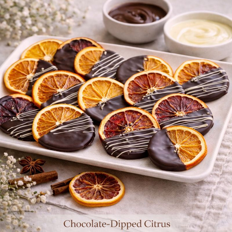 Chocolate-Dipped Citrus Slices