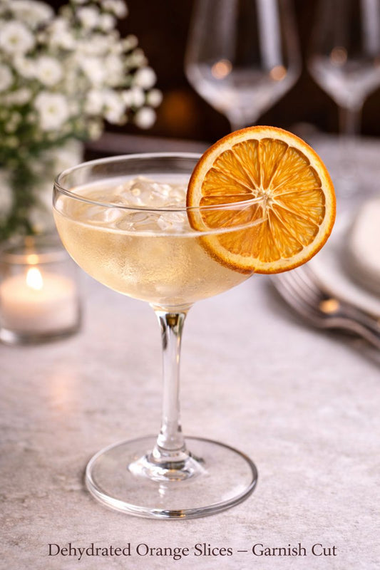 Dehydrated Orange Slices — Garnish Cut