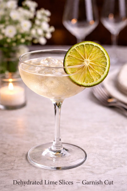 Dehydrated Lemon Slices — Garnish Cut